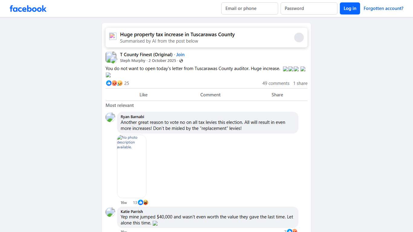 T County Finest (Original) You do not want to open today's letter from Tuscarawas County auditor Facebook