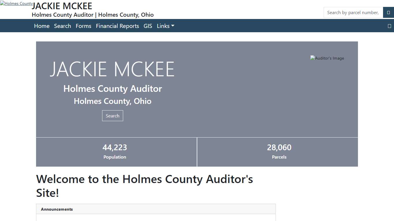 Holmes County Real Estate Search