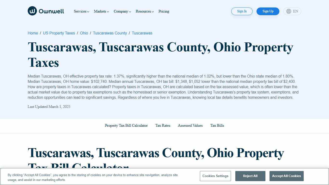Tuscarawas, Tuscarawas County, Ohio Property Taxes - Ownwell