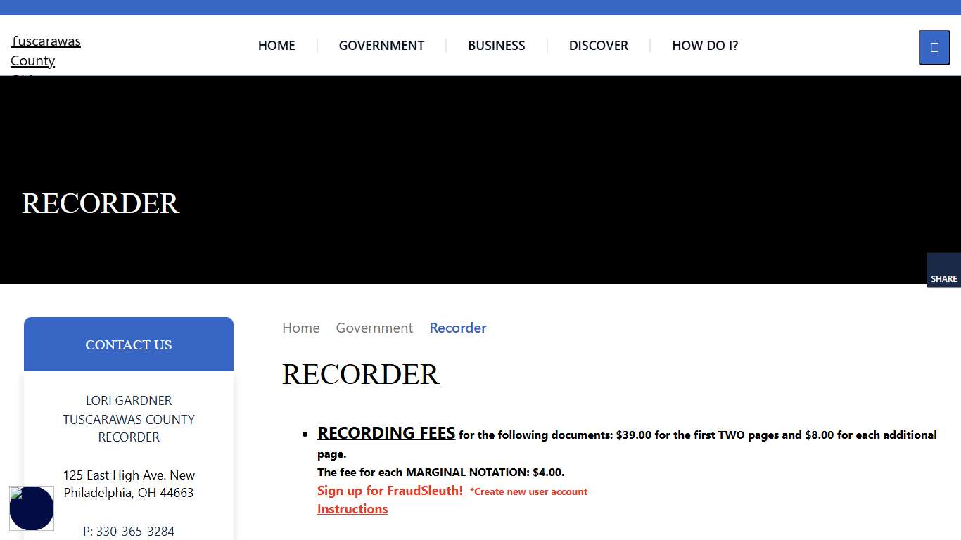 Tuscarawas County Ohio