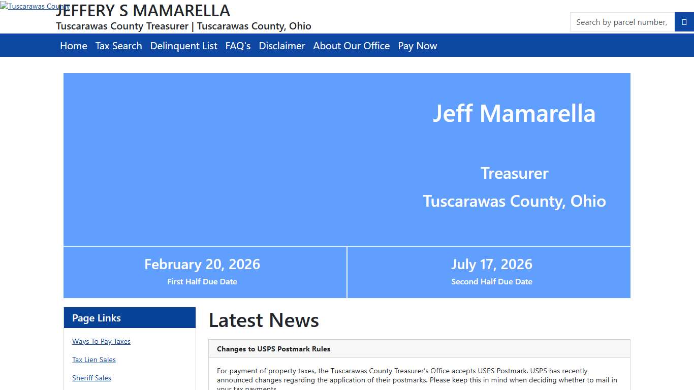 Tuscarawas County Treasurer